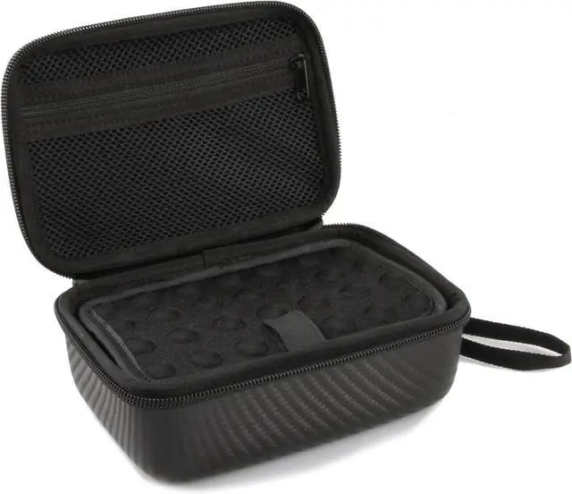 Alt view image 3 of 5 - CASEMATIX Lavalier Mic Case Compatible with Kimafun 2.4g Wireless Microphone and Accessories - Includes Hard Case Only