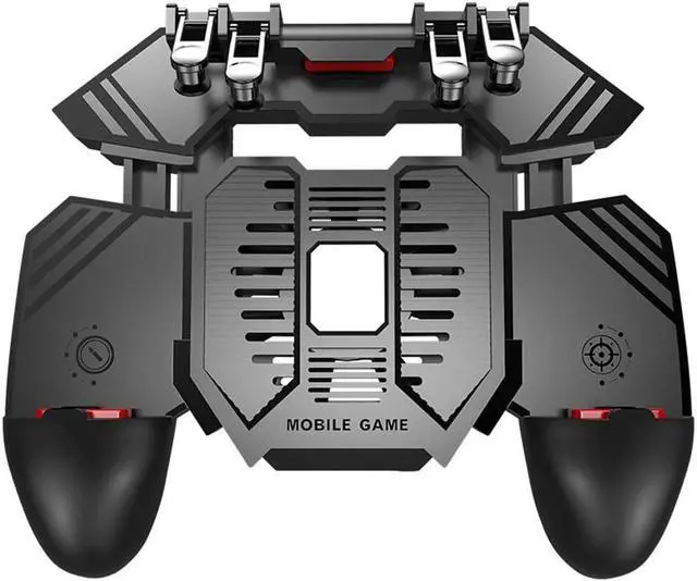 Main image of GoolRC AK77 Mobile Game Controller, PUBG Game Controller Gamepad, with Gaming Trigger, Phone Controller Gamepad with Cooling Fan, Shoot Sensitive Controller Gamepad for iOS Android Mobile Phone