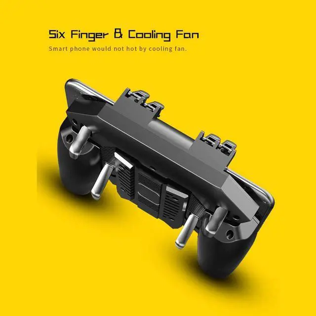 Alt view image 7 of 7 - GoolRC AK77 Mobile Game Controller, PUBG Game Controller Gamepad, with Gaming Trigger, Phone Controller Gamepad with Cooling Fan, Shoot Sensitive Controller Gamepad for iOS Android Mobile Phone
