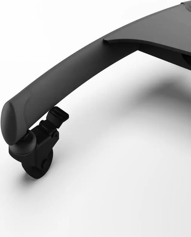 Alt view image 5 of 14 - Kanto MTM65PL Height Adjustable Mobile TV Stand with Adjustable Shelf for 37-inch to 65-inch TVs