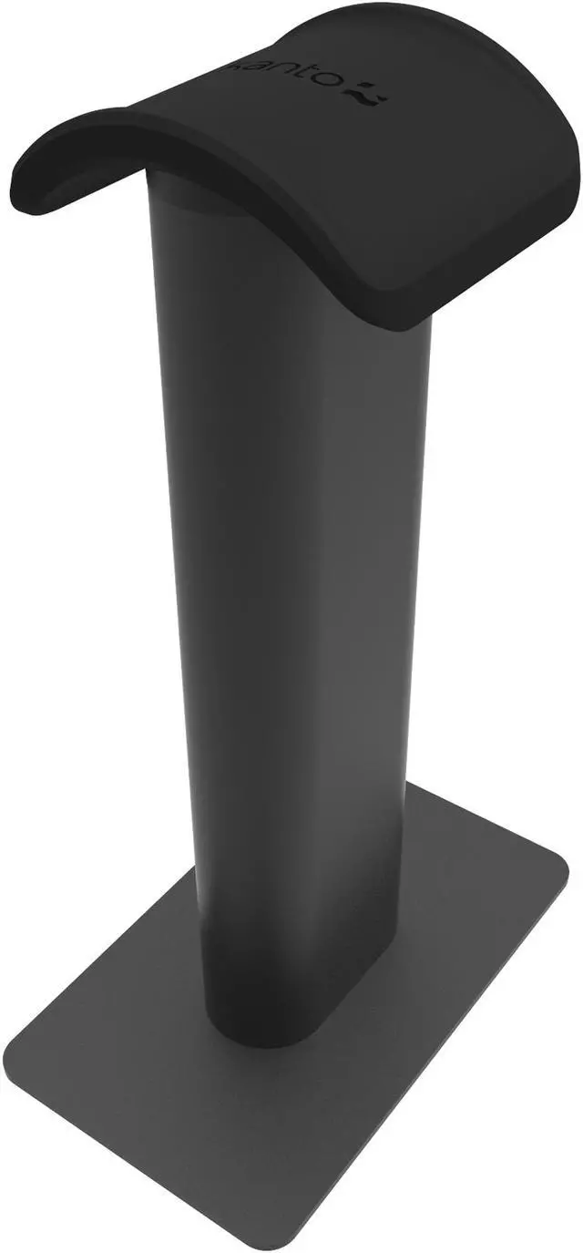 Alt view image 2 of 7 - Kanto H2 Premium Universal Headphone Stand with Curved Silicone Padding, Black