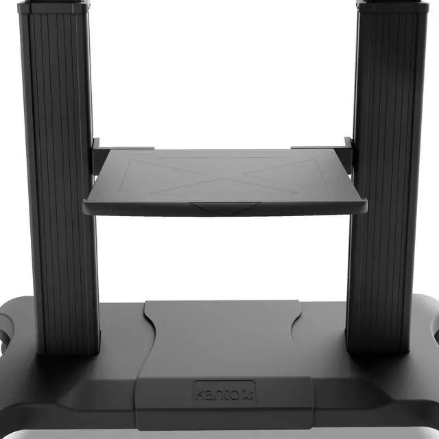 Alt view image 5 of 20 - Kanto MTMA100PL Height Adjustable Mobile TV Stand with Adjustable Shelf for 60-inch to 100-inch TVs