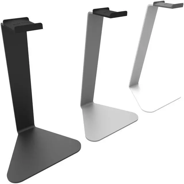 Alt view image 7 of 15 - Kanto H1 Headphone Stand (Silver)