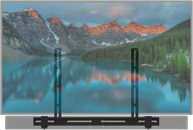 Alt view image 4 of 6 - Kanto SB200 Premium Universal Sound Bar TV and Wall Mount - Black