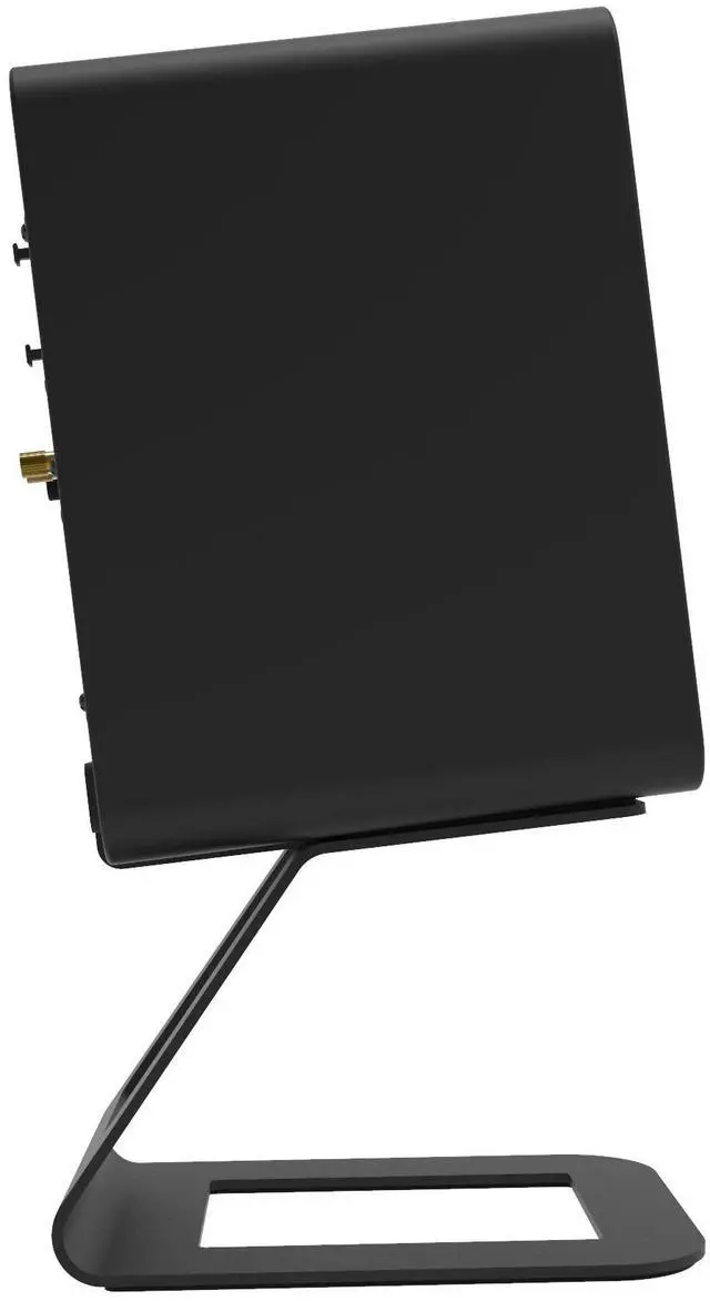 Alt view image 6 of 7 - Kanto SE6 Elevated Desktop Speaker Stands for Large Speakers, Black, Pair
