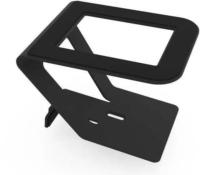 Alt view image 4 of 7 - Kanto SE6 Elevated Desktop Speaker Stands for Large Speakers, Black, Pair