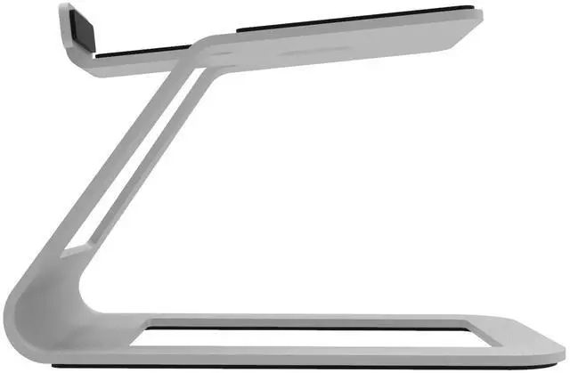 Alt view image 3 of 7 - Kanto SE4 Elevated Desktop Speaker Stands for Midsize Speakers (Pair) - White