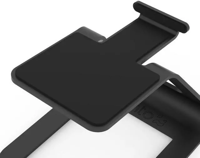 Alt view image 4 of 7 - Kanto SE2 Elevated Desktop Speaker Stands for Small Speakers (Pair) - Black