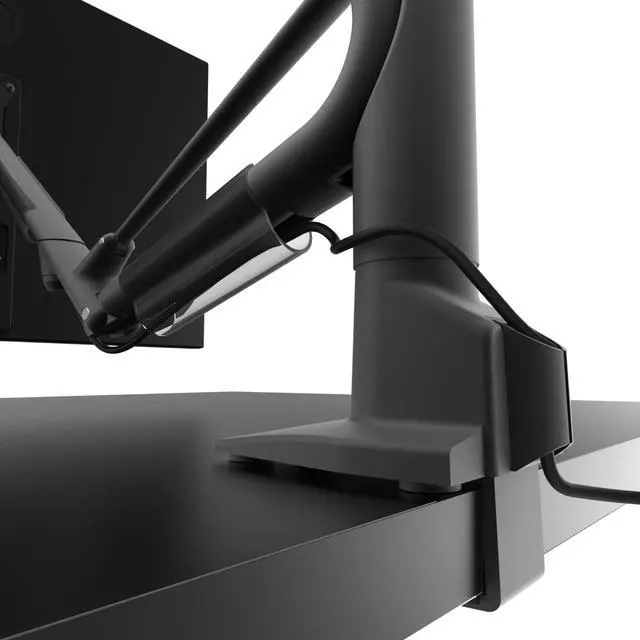 Alt view image 3 of 20 - Kanto DMS1000 Desktop Mount for 17-inch to 32-inch Displays - Black