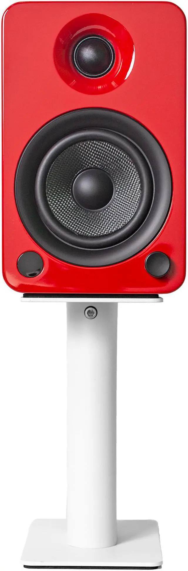 Alt view image 2 of 17 - Kanto SP 9" Desktop Speaker Stands - Pair (White)