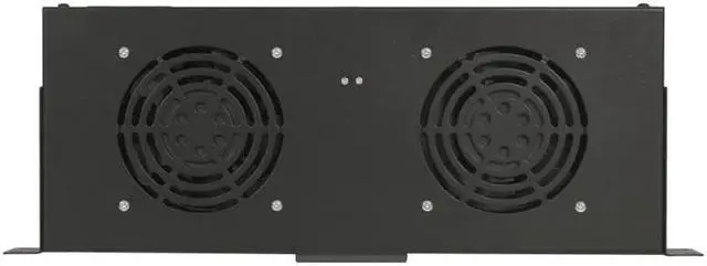 Alt view image 2 of 4 - NavePoint 1U - Two Fan Network Rack Cooling System - Digital Temperature Control