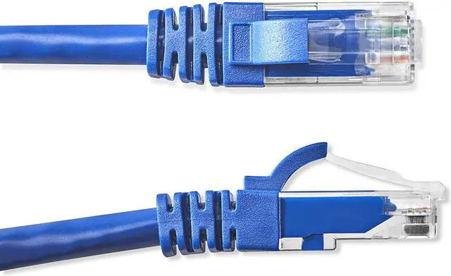 Alt view image 2 of 4 - NavePoint Cat5e UTP Ethernet Network Patch Cable UL Listed, 2 FT., 1 Gbps, Blue, 10-Pack