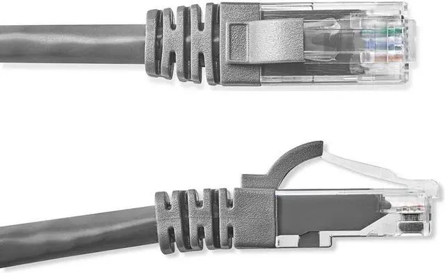 Alt view image 2 of 4 - NavePoint Cat6 UTP Ethernet Network Patch Cable UL Listed, 25 FT., 10 Gbps, Gray