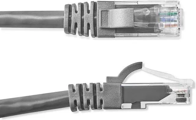 Alt view image 2 of 4 - NavePoint Cat6 UTP Ethernet Network Patch Cable UL Listed, 50 FT., 10 Gbps, Gray