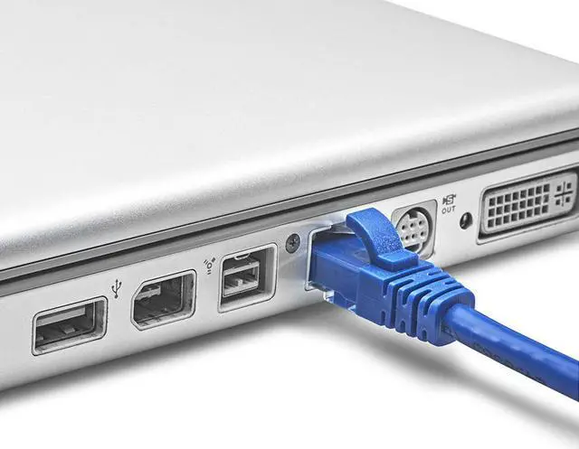 Alt view image 4 of 4 - NavePoint Cat6 UTP Ethernet Network Patch Cable UL Listed, 7 FT., 10 Gbps, Blue, 10-Pack