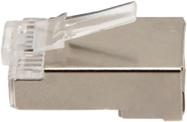 Alt view image 7 of 7 - NavePoint CAT5E Ethernet RJ45 Plug, FTP, 25 pack, C5E-8P8C, CE Compliance