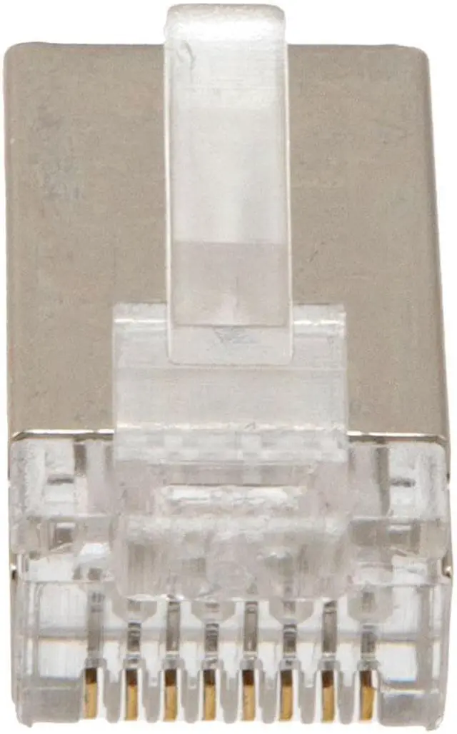 Alt view image 6 of 7 - NavePoint CAT6 Ethernet RJ45 Plug, FTP, 25 pack, C6-8P8C, CE Compliance