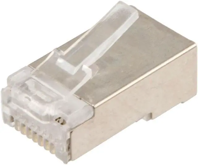 Alt view image 5 of 7 - NavePoint CAT6A Ethernet RJ45 Plug, FTP, 25 pack, C6A-8P8C, CE Compliance