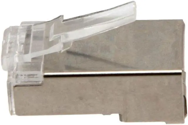 Alt view image 7 of 7 - NavePoint CAT6A Ethernet RJ45 Plug, FTP, 25 pack, C6A-8P8C, CE Compliance