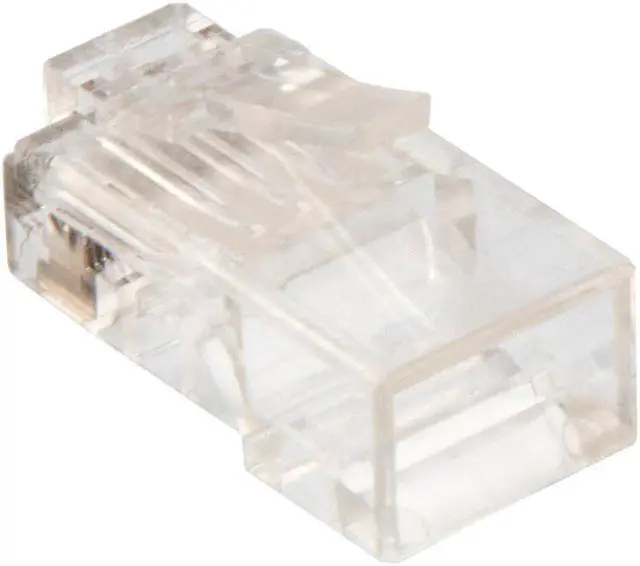 Alt view image 4 of 4 - NavePoint CAT6 Ethernet RJ45 Plug, UTP, 50 pack, C6-8P8C, CE Compliance