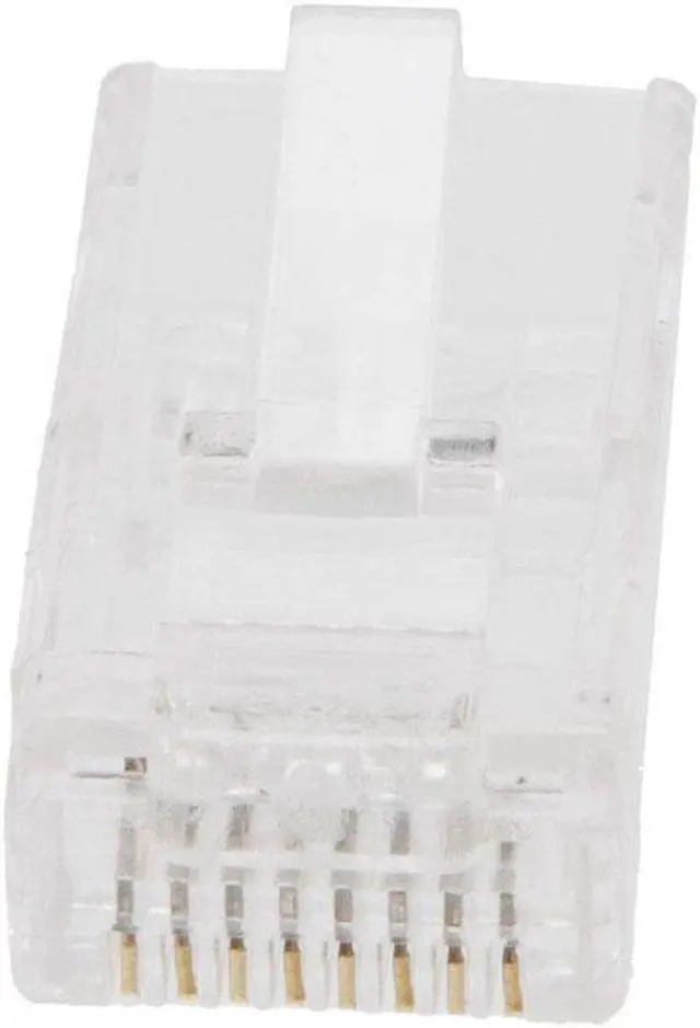 Alt view image 2 of 4 - NavePoint CAT6A Ethernet RJ45 Plug, UTP, 50 pack, C6A-8P8C, CE Compliance