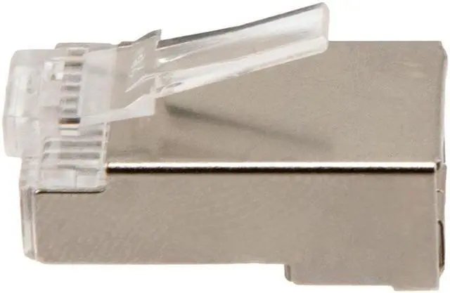 Alt view image 3 of 7 - NavePoint CAT6A Ethernet RJ45 Plug, FTP, 25 pack, C6A-8P8C, CE Compliance