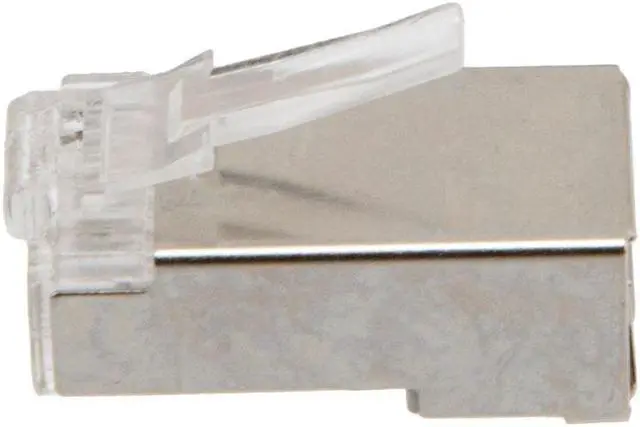Alt view image 3 of 4 - NavePoint CAT6 Ethernet RJ45 Plug, FTP, 100 pack, C6-8P8C, CE Compliance