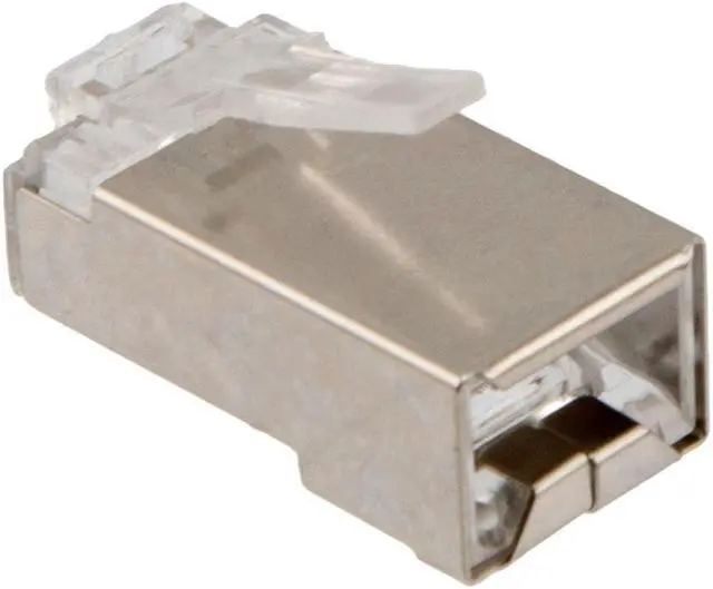 Alt view image 4 of 4 - NavePoint CAT6 Ethernet RJ45 Plug, FTP, 100 pack, C6-8P8C, CE Compliance