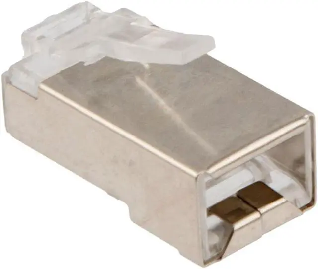 Alt view image 4 of 4 - NavePoint CAT6A Ethernet RJ45 Plug, FTP, 100 pack, C6A-8P8C, CE Compliance