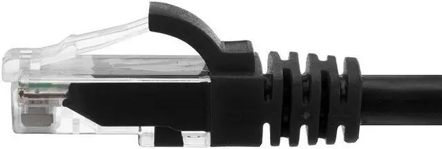 Alt view image 6 of 7 - Ethernet Patch Cable CAT6, UTP, 24AWG, 0.5 Ft,  10 pack, Black