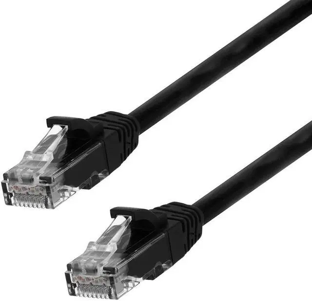 Alt view image 5 of 7 - Ethernet Patch Cable CAT6, UTP, 24AWG, 0.5 Ft,  10 pack, Black