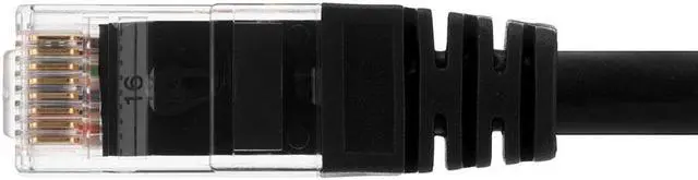 Alt view image 7 of 7 - Ethernet Patch Cable CAT6, UTP, 24AWG, 0.5 Ft,  10 pack, Black