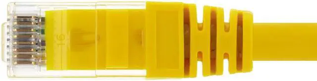 Alt view image 3 of 4 - Ethernet Patch Cable CAT6, UTP, 24AWG, 1 Ft,  10 pack, Yellow