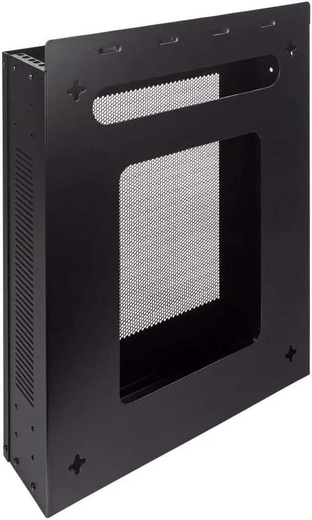 Alt view image 2 of 5 - NavePoint 2U Vertical Wall Mount Server Rack