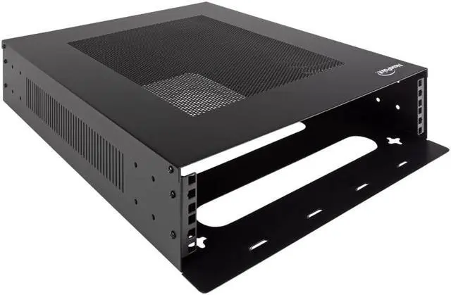 Alt view image 3 of 5 - NavePoint 2U Vertical Wall Mount Server Rack
