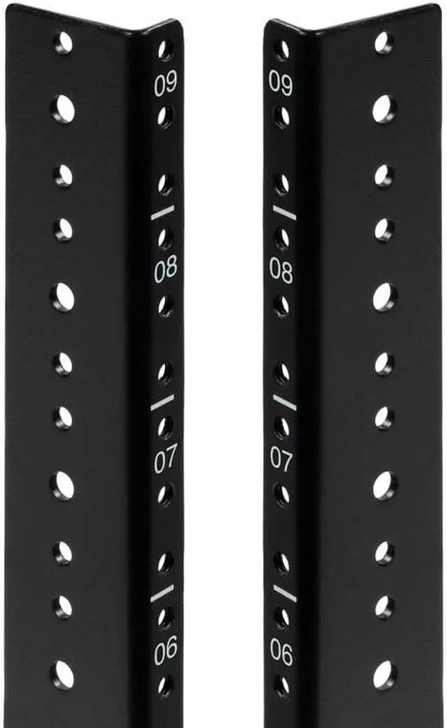Main image of NavePoint 9U Vertical Rack Rail Pair DIY Kit with Hardware