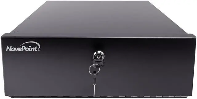 Main image of Navepoint DVR Security Heavy Duty Lock-Box With Fan 15" x 15" x 5" Black