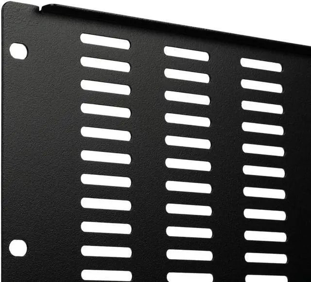 Alt view image 2 of 3 - NavePoint 2U Blank Rack Mount Panel IT Server Network Spacer Slotted Venting