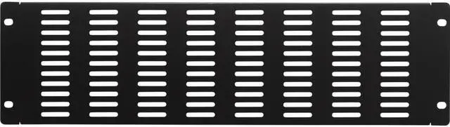 Main image of NavePoint 3U Blank Rack Mount Panel IT Server Network Spacer Slotted Venting