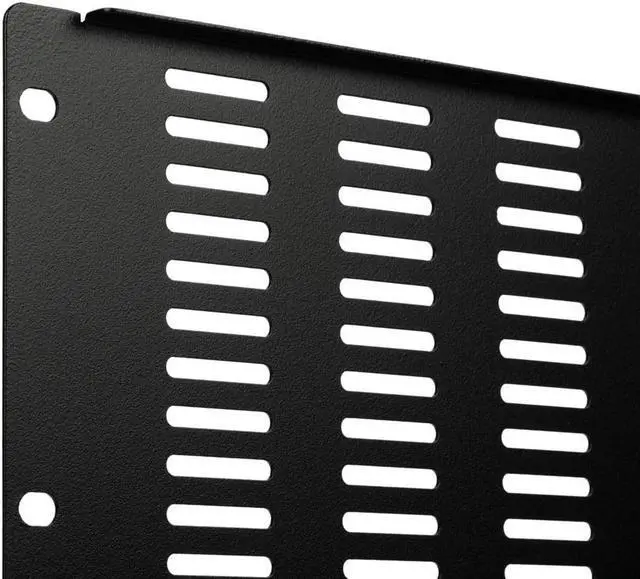 Alt view image 2 of 3 - NavePoint 3U Blank Rack Mount Panel IT Server Network Spacer Slotted Venting