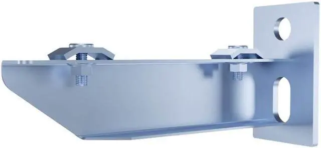 Alt view image 2 of 4 - Electro Zinc Plated Wire Mesh Cable Tray bracket, T-shaped, Wall Mount, 150mm , 4 Pack