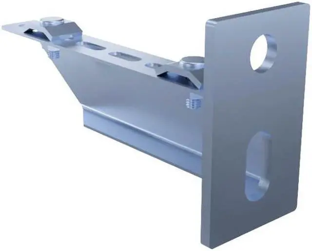 Alt view image 4 of 4 - Electro Zinc Plated Wire Mesh Cable Tray bracket, T-shaped, Wall Mount, 150mm , 4 Pack