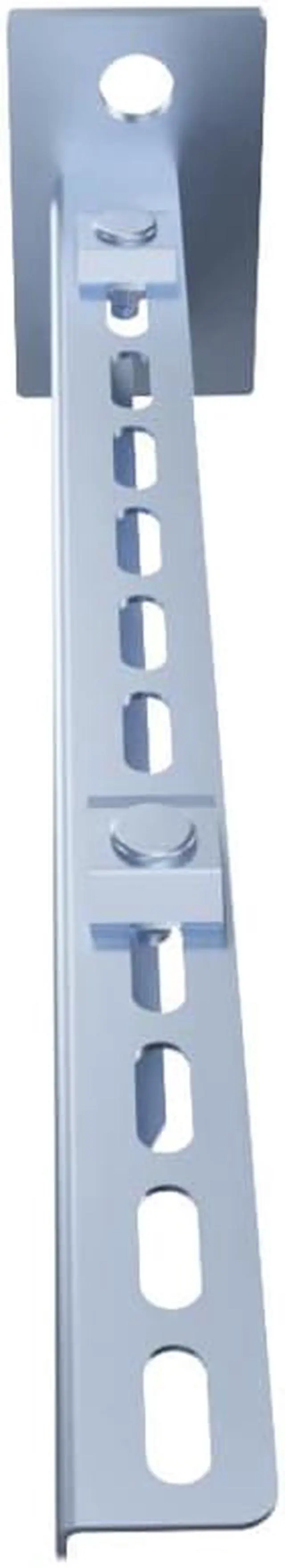 Alt view image 3 of 4 - Electro Zinc Plated Wire Mesh Cable Tray bracket, T-shaped, Wall Mount, 300mm , 4 Pack