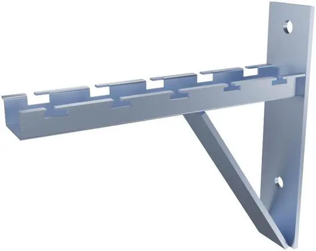 Alt view image 2 of 4 - Electro Zinc Plated Wire Mesh Cable Tray bracket, Triangle, Wall Mount, 200mm , 2 Pack