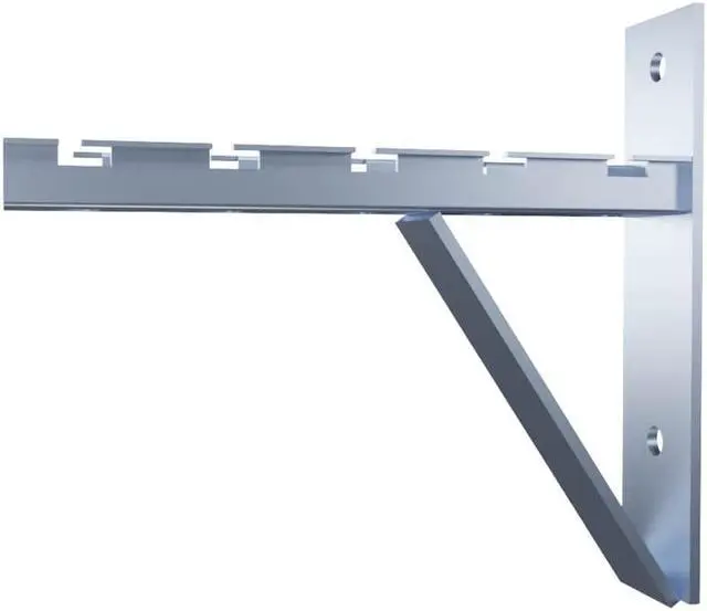 Alt view image 3 of 4 - Electro Zinc Plated Wire Mesh Cable Tray bracket, Triangle, Wall Mount, 200mm , 2 Pack