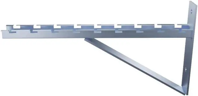Alt view image 3 of 4 - Electro Zinc Plated Wire Mesh Cable Tray bracket, Triangle, Wall Mount, 400mm , 2 Pack