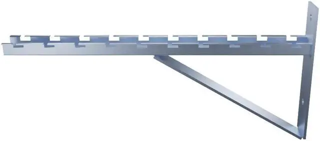 Alt view image 3 of 4 - Electro Zinc Plated Wire Mesh Cable Tray bracket, Triangle, Wall Mount, 450mm , 2 Pack