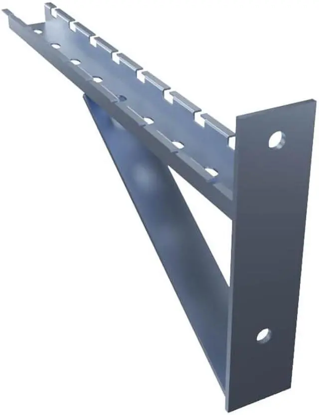 Alt view image 4 of 4 - Electro Zinc Plated Wire Mesh Cable Tray bracket, Triangle, Wall Mount, 400mm , 2 Pack