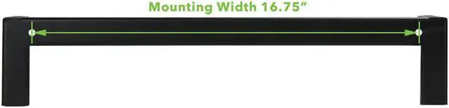 Alt view image 3 of 4 - NavePoint 2U 19" Vertical Wall Mount Rack Wall Mountable Server Rack w/ Hardware Black