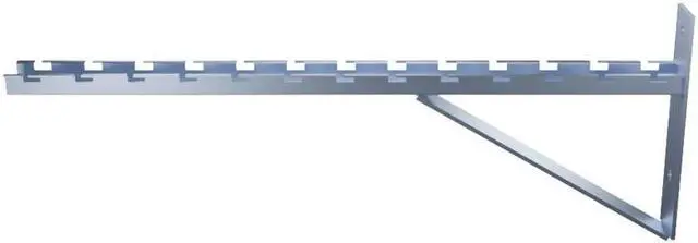 Alt view image 3 of 4 - Electro Zinc Plated Wire Mesh Cable Tray bracket, Triangle, Wall Mount, 600mm , 2 Pack
